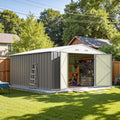 Patiowell 10x12 FT Metal Outdoor Storage Shed by Patiowell