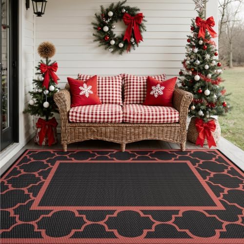 GENIMO Outdoor Rug, Waterproof Plastic Rugs - Image 3