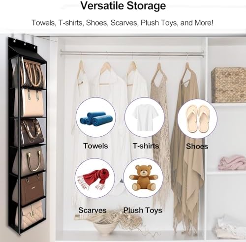 Lirex Over The Door Purse Organizer & Purse Shelf - Image 5