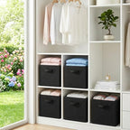 ShellKingdom Storage Bins, Foldable Fabric Storage Cubes And Cloth Storage - Image 2