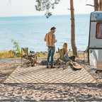 GENIMO Outdoor Rug, Waterproof Plastic Rugs - Image 3