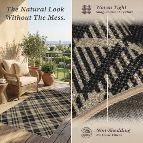 JTJ Easy Jute 2x4 Entryway Runner Rug - Image 4
