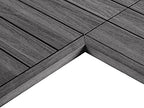NewTechWood 1/12 ft. x 1 ft. Quick Deck Composite Deck Tile Inside Corner Trim by NewTechWood