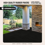 Playsafer Herringbone Rubber Interlocking Tiles | 16 X 16 | Easy Install - Image 3