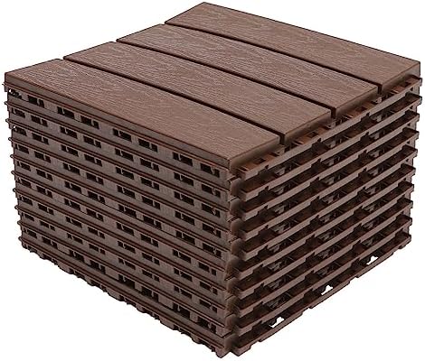 Interlocking Deck Tiles for Balcony, 12 x 12 Inch Waterproof & Weatherproof - Image 6