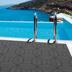 Plastic Interlocking Deck Tiles, 44 Pack, Non-Slip Patio Floor Decking Tiles - Image 6