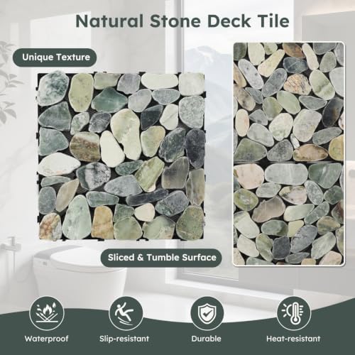 Diflart Natural Stepping Stones Deck Tiles - Image 6
