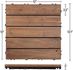 Yaheetech 55PCS Interlocking Deck Tiles Outdoor Patio Floor - Image 2