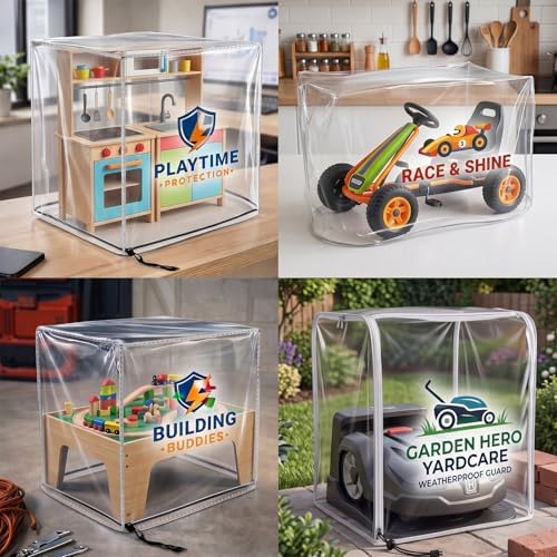 Custom Size Clear PVC Dust Cover, Made to Measure Size - Image 4