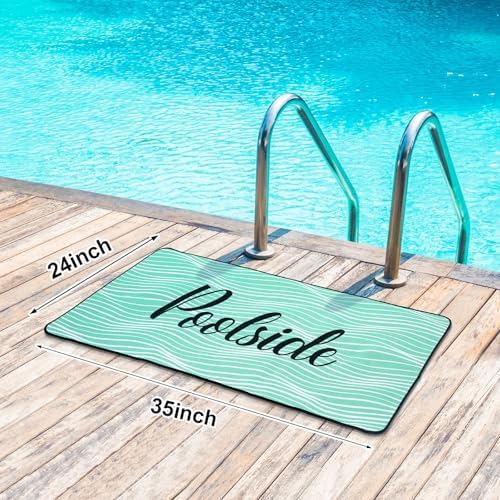 Tinideya Pool Deck Mats Non Slip Rubber - Image 2