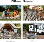 OLANLY Outdoor Rug 5x8 ft Waterproof Reversible Mat - Image 7