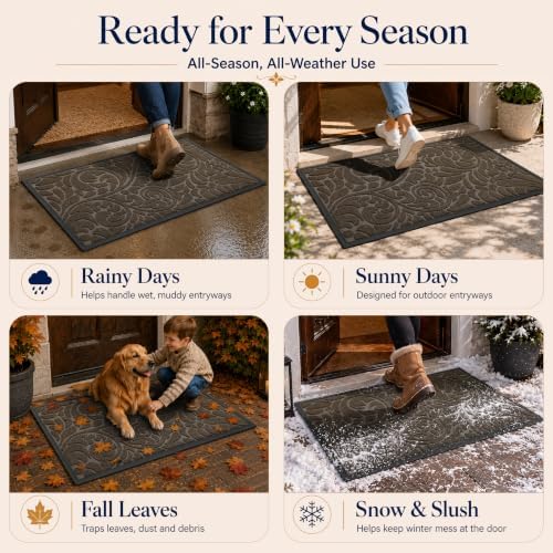 Yimobra Extra Large Door Mat, Outdoor Doormat - Image 6