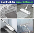 3 in 1 Floor Scrub Brush with Long Handle & Squeegee - Image 4