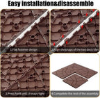 Interlocking Patio Plastic Deck Tiles - Image 3