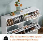 Shoe Cabinet Storage, Modern Freestanding Organizer - Image 4