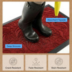 GORILLA GRIP WeatherMAX Door Mat, Indoor Outdoor - Image 5