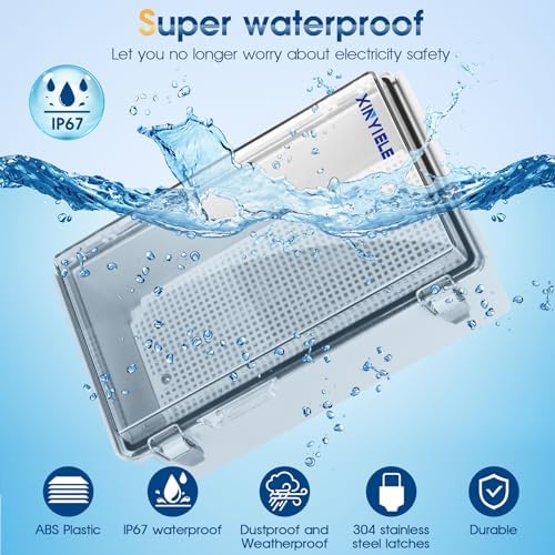 Waterproof Outdoor Project ABS Plastic Junction Box IP67 Weatherproof Dustproof - Image 2