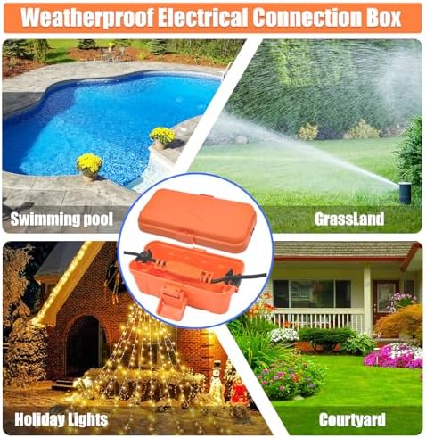 Hrensaw Small Weatherproof Electrical Connection Box, Outdoor Electrical Box - Image 6
