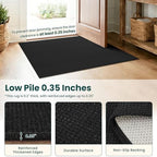 KOZYFLY Black 2.5'x12' Runners Rugs - Image 4