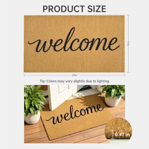 Front Door Mat Outside Non-Slip Welcome Doormat - Image 4