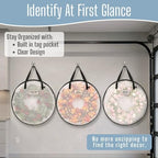 VENO 2 Pack Summer Wreath Storage Container, 36 Inch Clear Wreath Bag, - Image 5