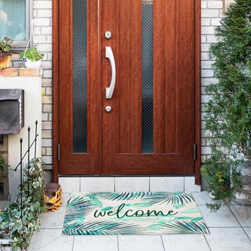 Jvpke Tropical Monstera Leaf Welcome Mat - Image 2