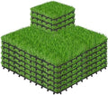 27 PCS Interlocking Artificial Grass Tiles by SkillMaid