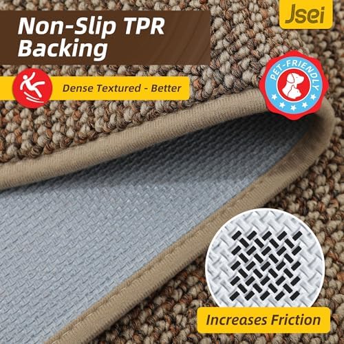 JSEI Dirt Trapper Door Mat 36" x 60", Non-Slip Washable Doormats - Image 5