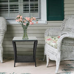 VINGLI Outdoor Wicker Side Table Patio Side Tables - Image 7