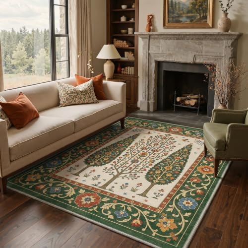 GENIMO 8x10 Outdoor Rug, Washable Quick Dry - Image 5