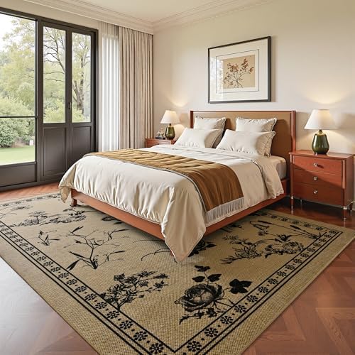 Easy Jute Outdoor Rug, Washable 4x6 Front Door Mat - Image 4