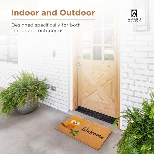 Coir Welcome Mat, 17 x 29 in - Image 4
