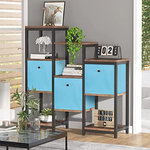Foldable Storage Cubes Bins, 11 Inch Cloth Storage Cube Fabric Storage Box - Image 4