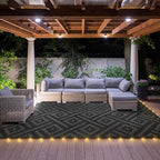 GENIMO Outdoor Rug, Waterproof Plastic Rugs - Image 2