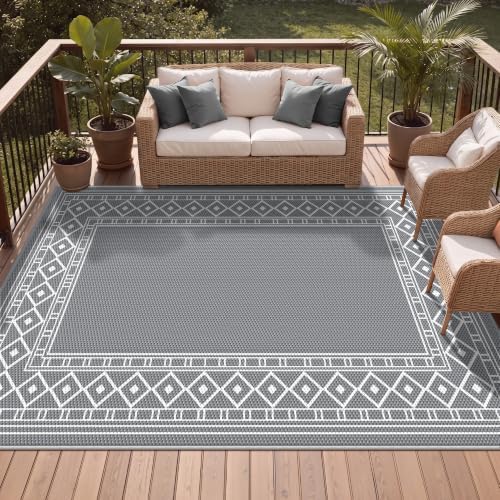 GENIMO Outdoor Rug, Waterproof Plastic Rugs - Image 2