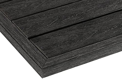 NewTechWood 1/12 ft. x 1 ft. Quick Deck Composite Deck Tile Outside Corner Trim by NewTechWood