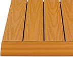 NewTechWood 1/6 ft. x 1 ft. Quick Deck Composite Deck Tile Straight Fascia in by NewTechWood