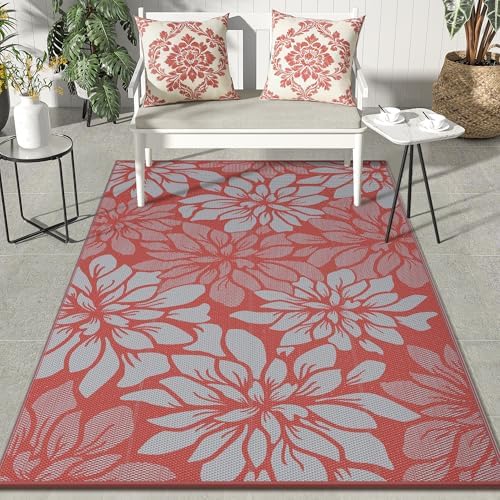 GENIMO Outdoor Rug, Waterproof Plastic Rugs by GENIMO