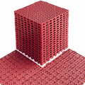 MAXWAVE 18 Pack 12" x 12" Modular Interlocking Floor Mats, Soft PVC Non-Slip by MAXWAVE