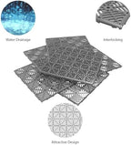 Pure Garden 30-Pack Polypropylene Interlocking Patio Deck Tiles - Image 4