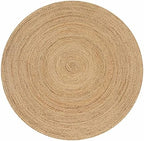 Hausattire Jute Braided Woven Area Rug 5 Feet Round - Image 3
