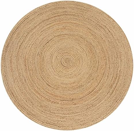 Hausattire Jute Braided Woven Area Rug 5 Feet Round - Image 3