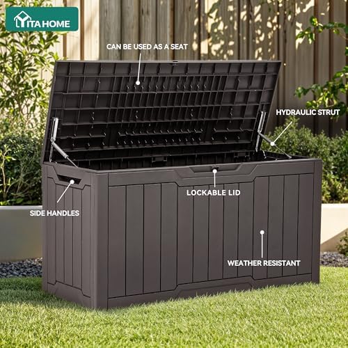 YITAHOME 80 Gallon Outdoor Storage Box - Image 3