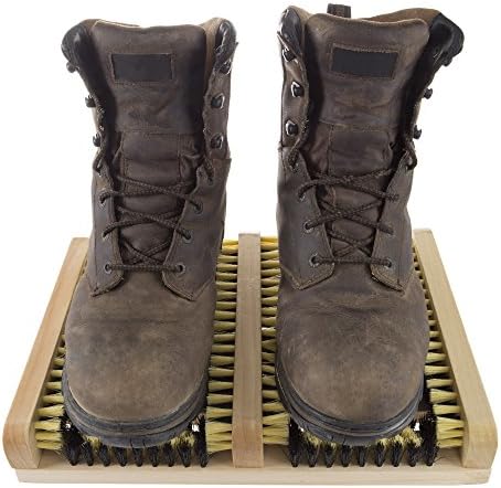 Stalwart Boot and Shoe Cleaner Scrubber Brush Scraper Mat - Image 3