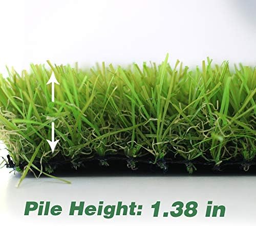 Artificial Grass Turf 8FTX71FT, 38inch 4 Tone Realistic Synthetic Thick Fake - Image 2