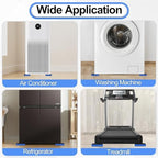 8 Pack Anti Vibration Pads for Washing Machine 6"x6"x7/8", Sound Isolation - Image 3