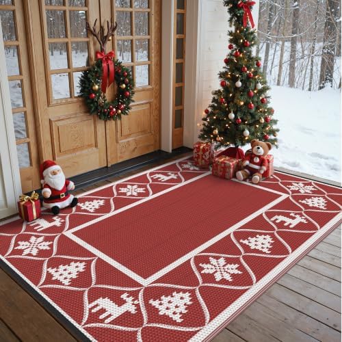 GENIMO Outdoor Rug, Waterproof Plastic Rugs - Image 2