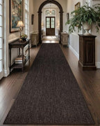 Color&Geometry Runner Rug 26"x95" Non Slip Rubber Backing Hallway Rug by COLORG