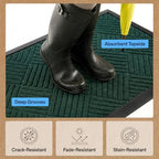 GORILLA GRIP WeatherMAX Door Mat, Indoor Outdoor Use - Image 5