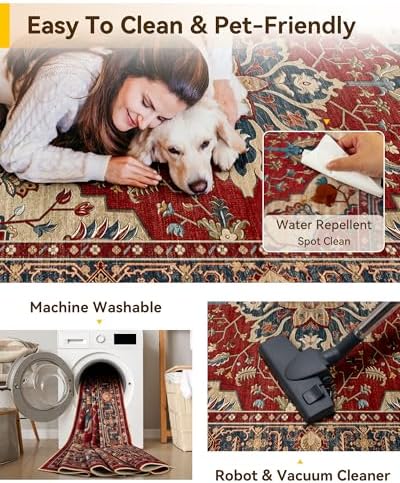 RELEANY Washable Area Rug - Image 4